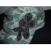 EMBELLISHED BLACK BEADED CROSS MUJER CAMO GREEN CAP HAT NEW FREE SHIPPING  eb-20826285